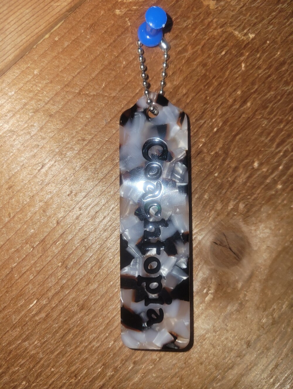 Coachtopia Tortoise Acrylic Hangtag Charm